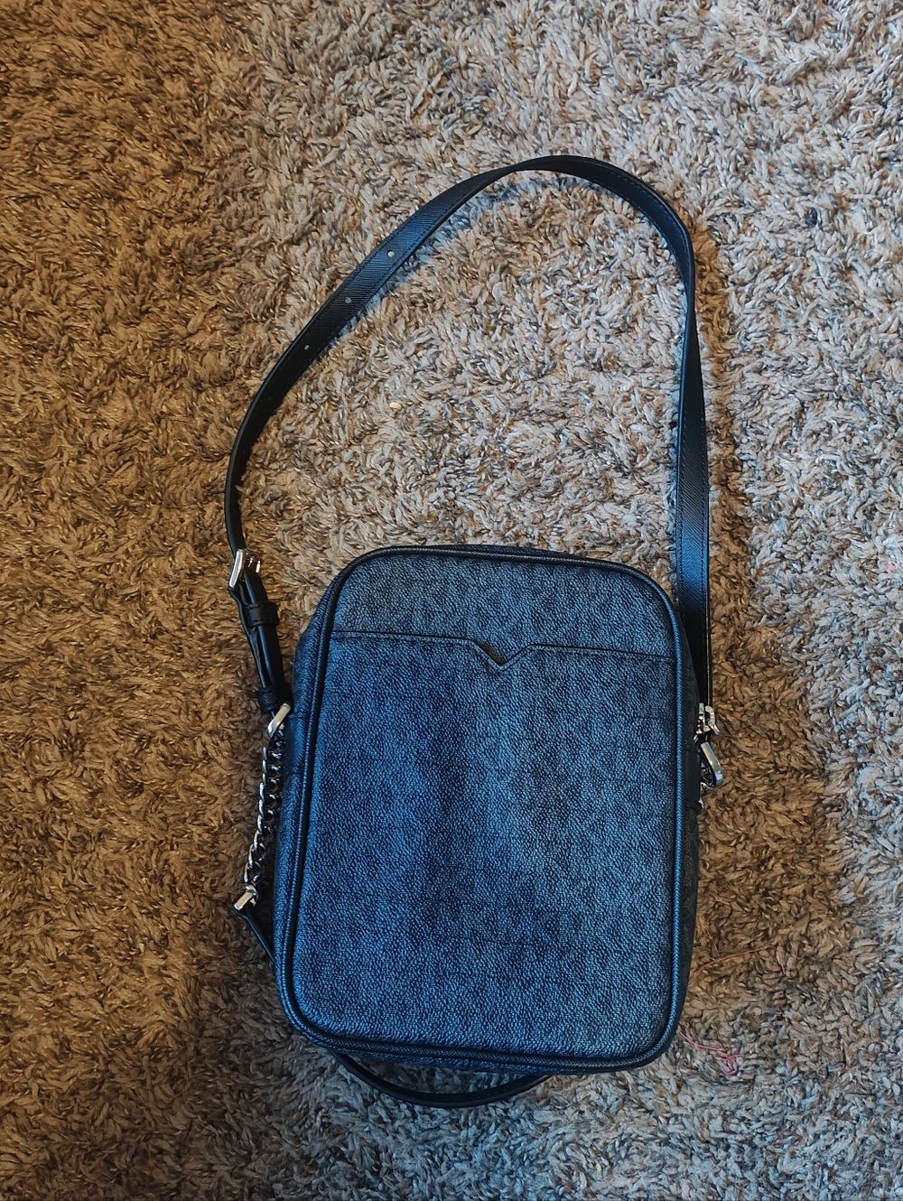 Michael Kors Gray MK Signature Crossbody - Picture 6 of 6